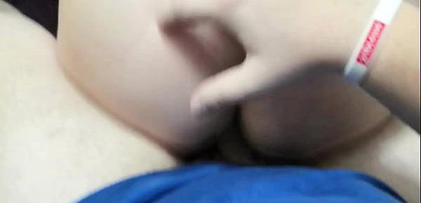  Hot creampie. I didn&039;t expect him to cum inside me